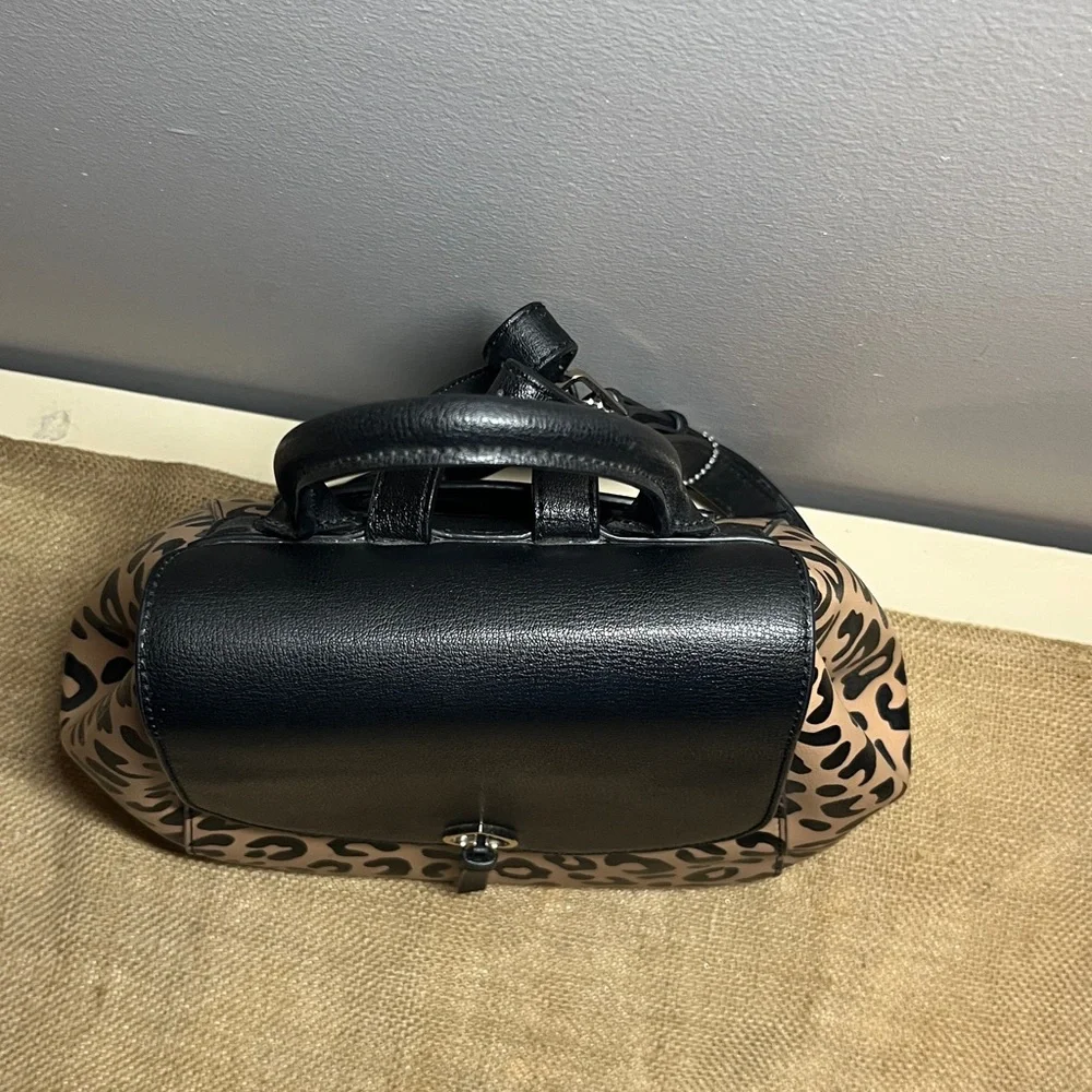 Kate Spade leopard print backpack handbag PERFECT